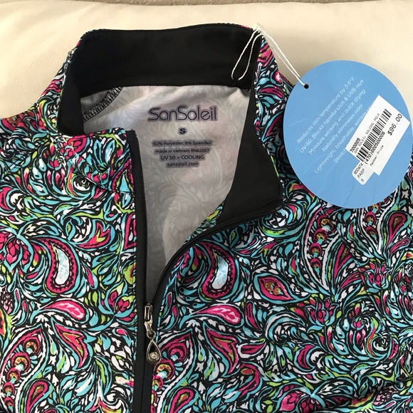 SanSoleil UV 50 Sun Protection High Performance Cooling Shirt - Picture 7 of 11